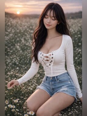 Free People Sweet Nothings laced up temptation figure flattering top